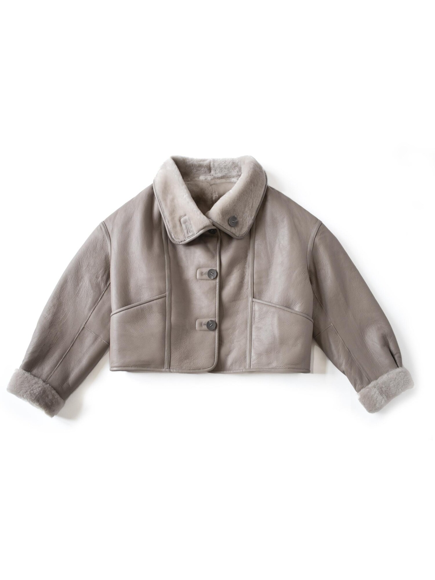 Just things we like Chaqueta de invierno 'CHO Reversible Shearling Jacket' beige