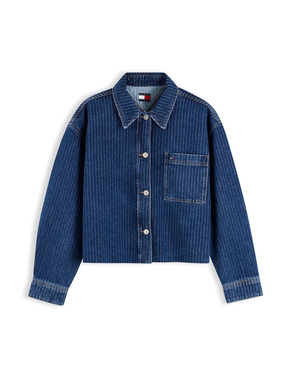 Övergångsjacka blå denim