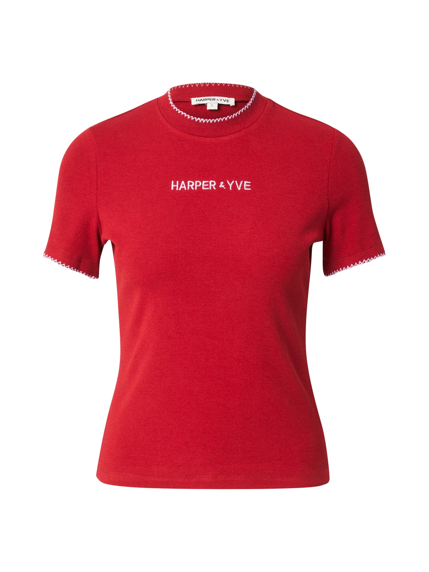 Harper & Yve Tričko  červená / biela
