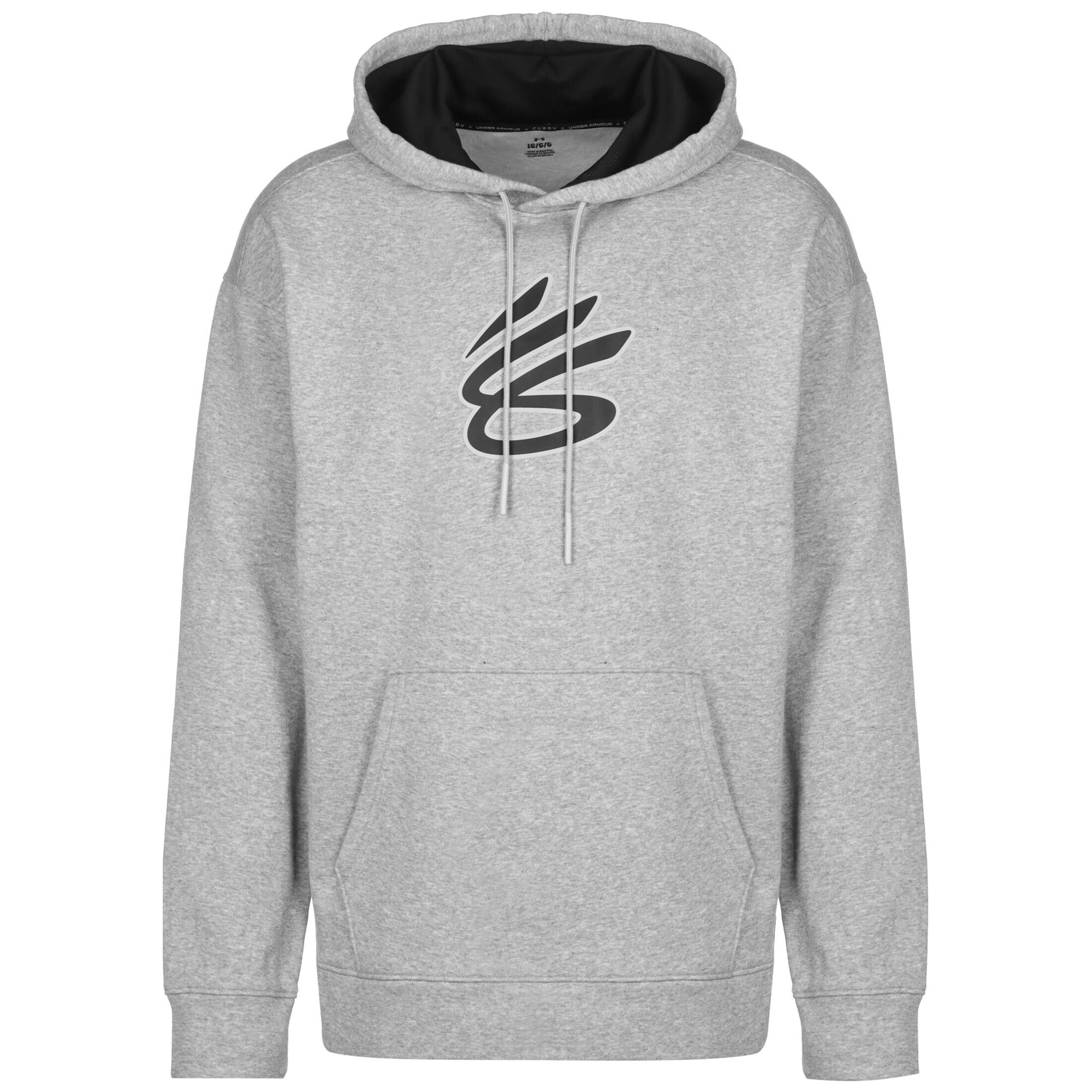 UNDER ARMOUR Hanorac sport Stephen Curry  gri amestecat / negru