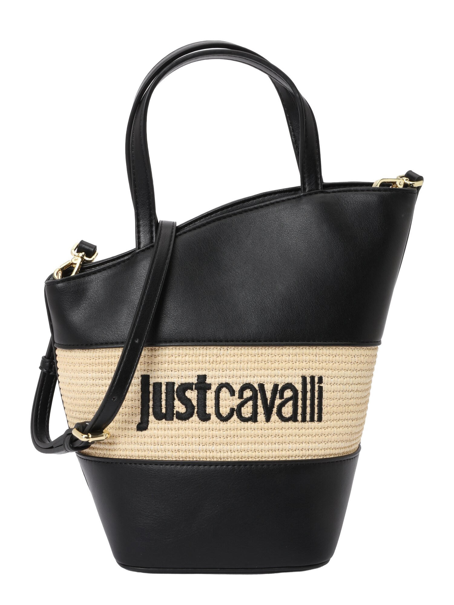 Just Cavalli Bolso de mano  beige / negro