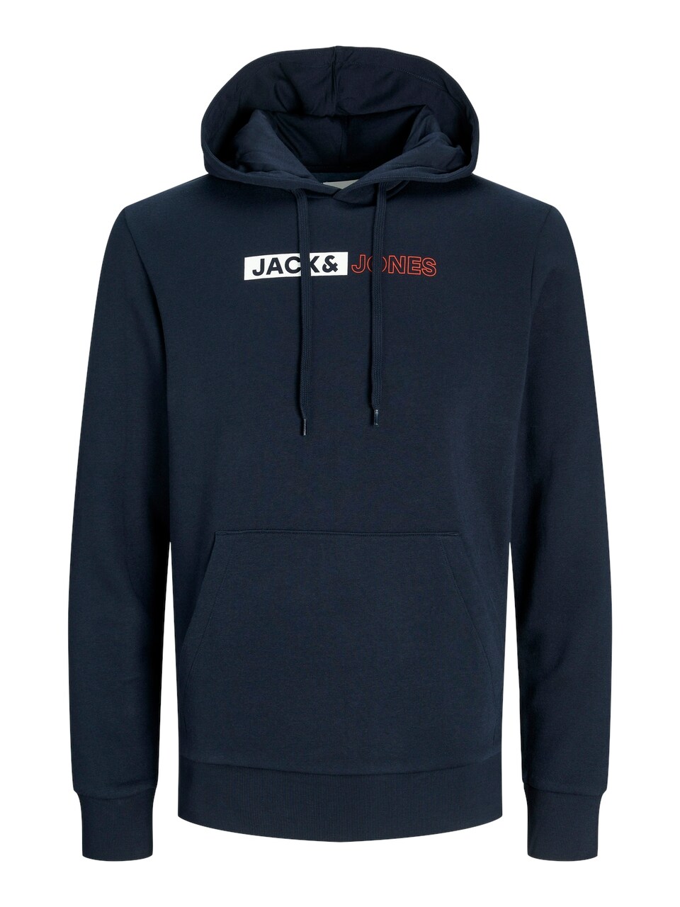 Sweatshirt 'JJECorp' marinblå / röd