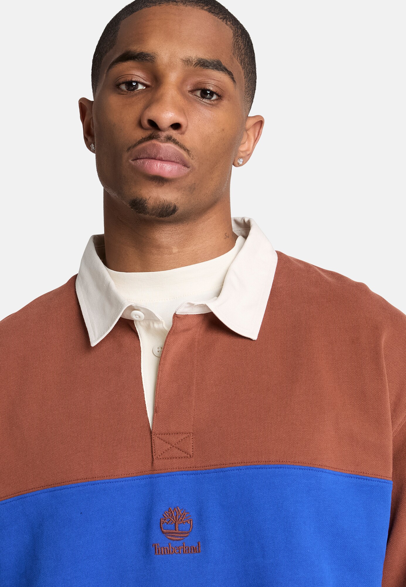 TIMBERLAND Sudadera  azul / marrón – imagen 4