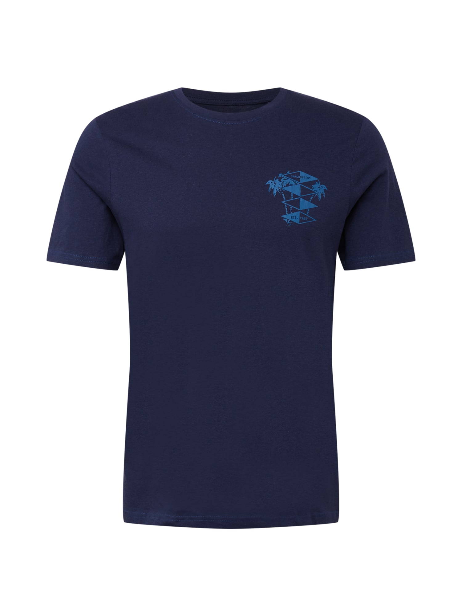 CRAGHOPPERS Marškinėliai 'Sten' mėlyna / tamsiai mėlyna