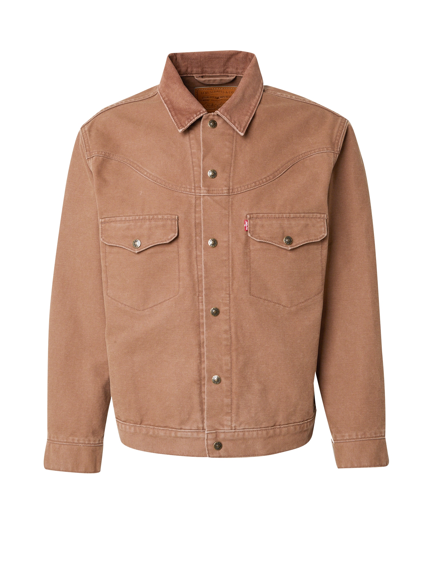 LEVI'S ® Prechodná bunda 'Western Shorthorn Trucker'  hnedá