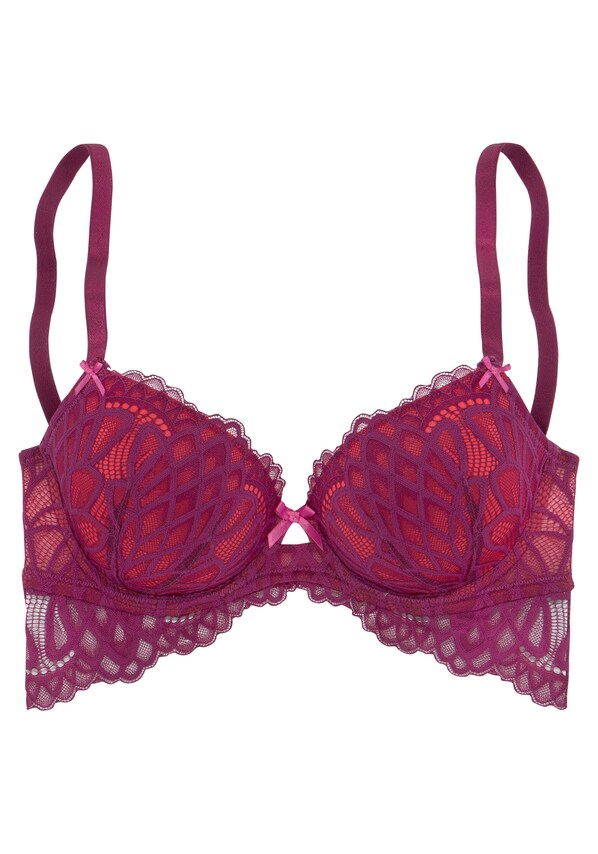 LASCANA, Melltartó 'Foam bra', piros, 1 kép a 4 közül