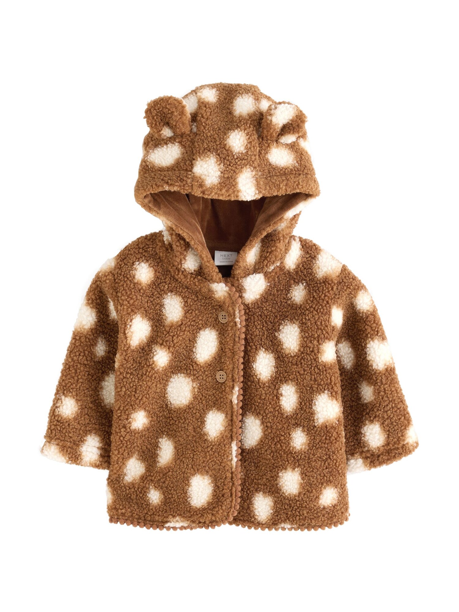 Next Jachetă  fleece bej / maro