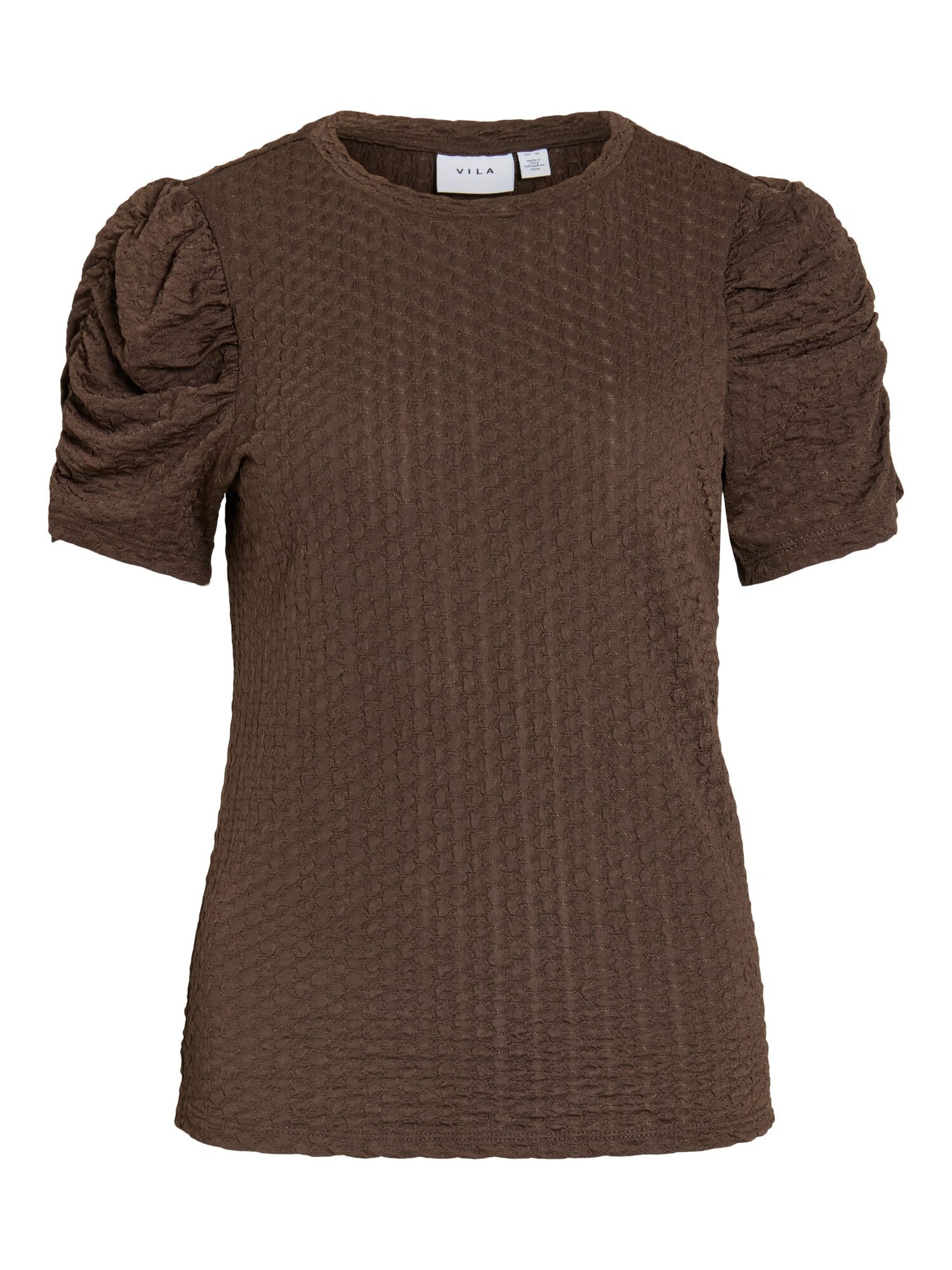 VILA Blusa 'VIAnine'  marrón