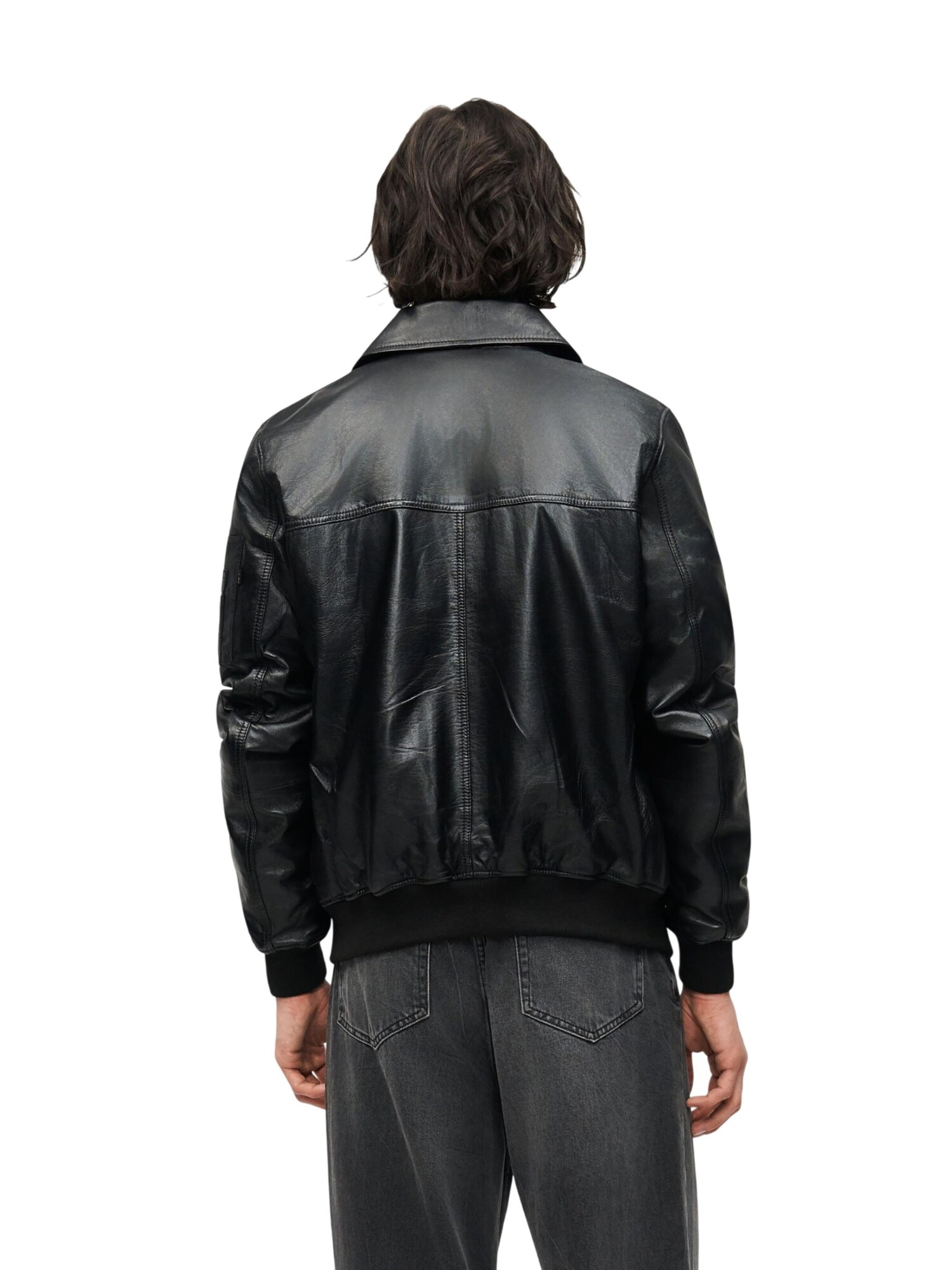 ALPHA INDUSTRIES Chaqueta de entretiempo  negro – imagen 3
