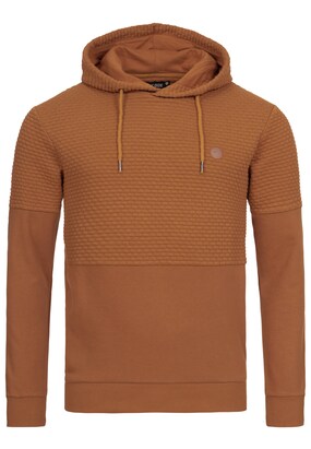 INDICODE JEANS Sweatshirt ‘Franz’ Bruin / Cognac / Oranje