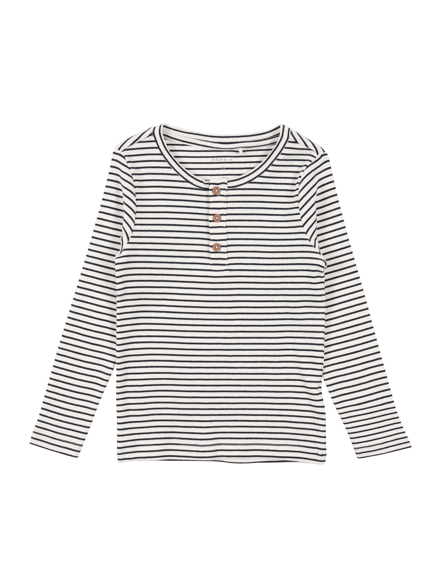 NAME IT Marškinėliai 'NMFSOLO LS SLIM TOP'  tamsiai mėlyna