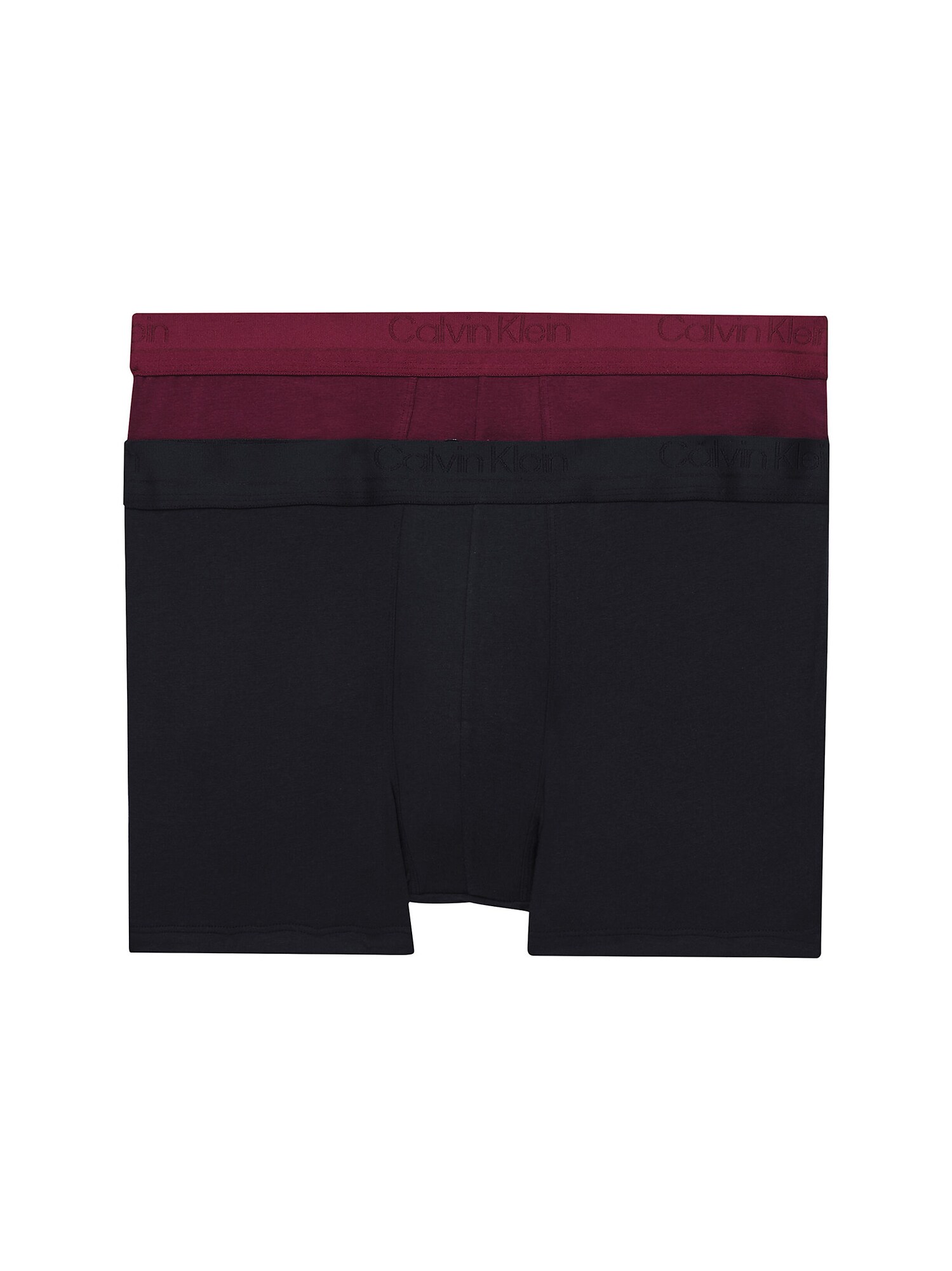 Calvin Klein Underwear Boxer trumpikės  juoda / vyno raudona spalva