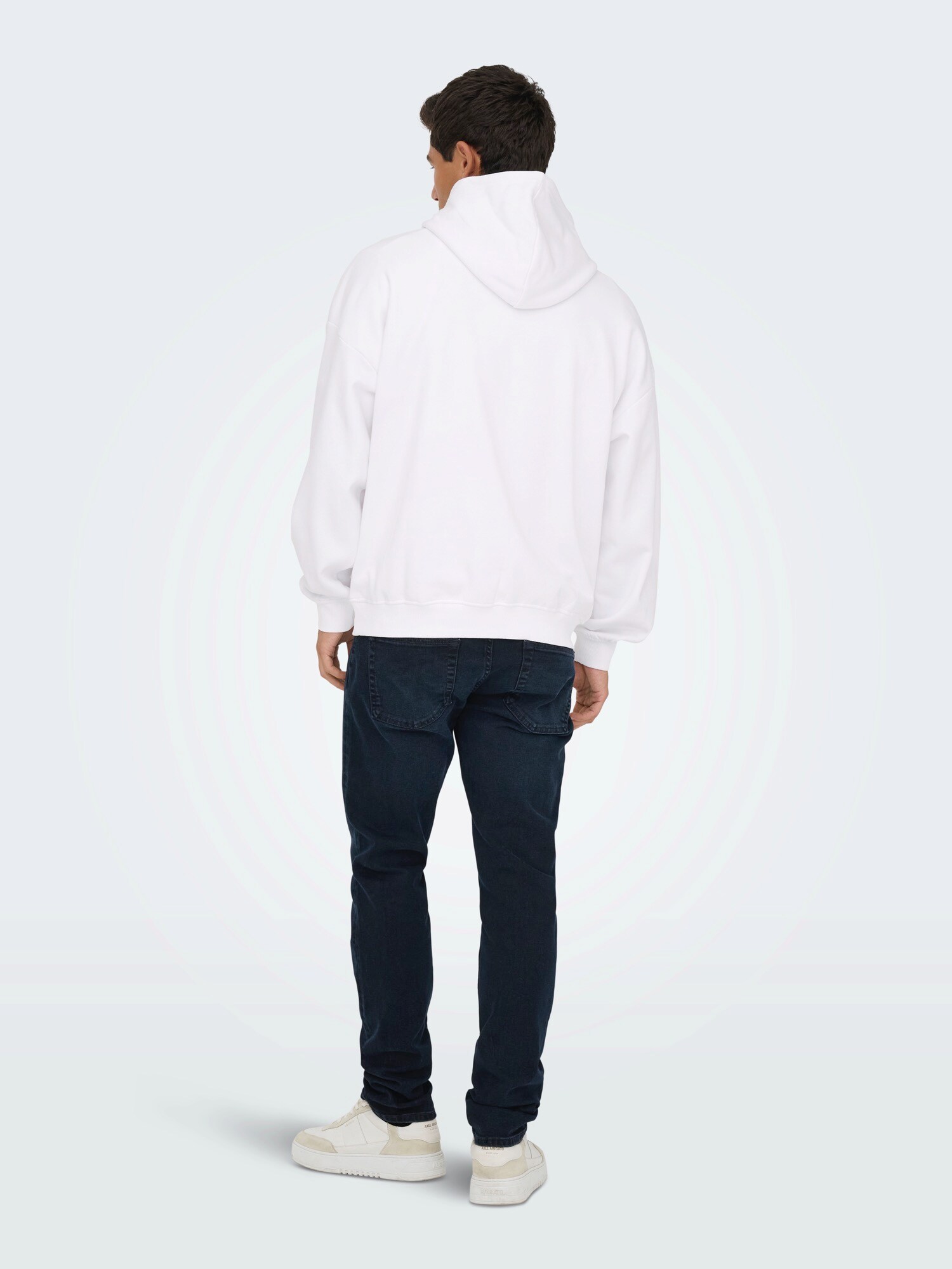 Only & Sons Mikina  červená / čierna / biela (obrázok 3)