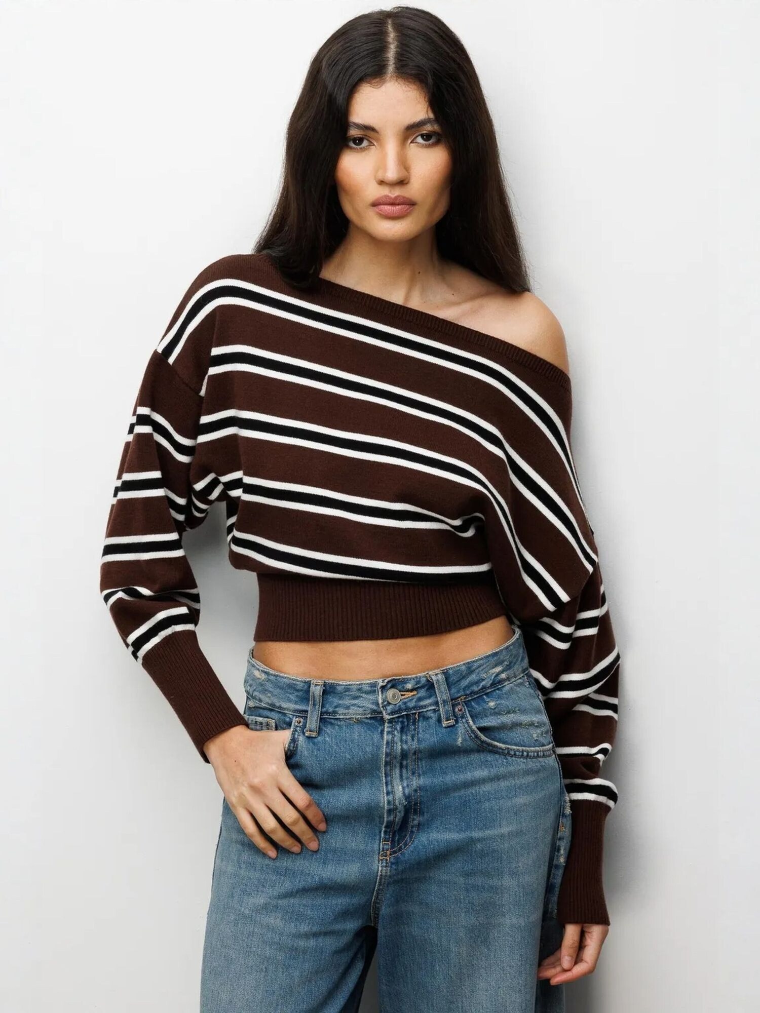 MixRay Pulover 'Pullover' smeđa