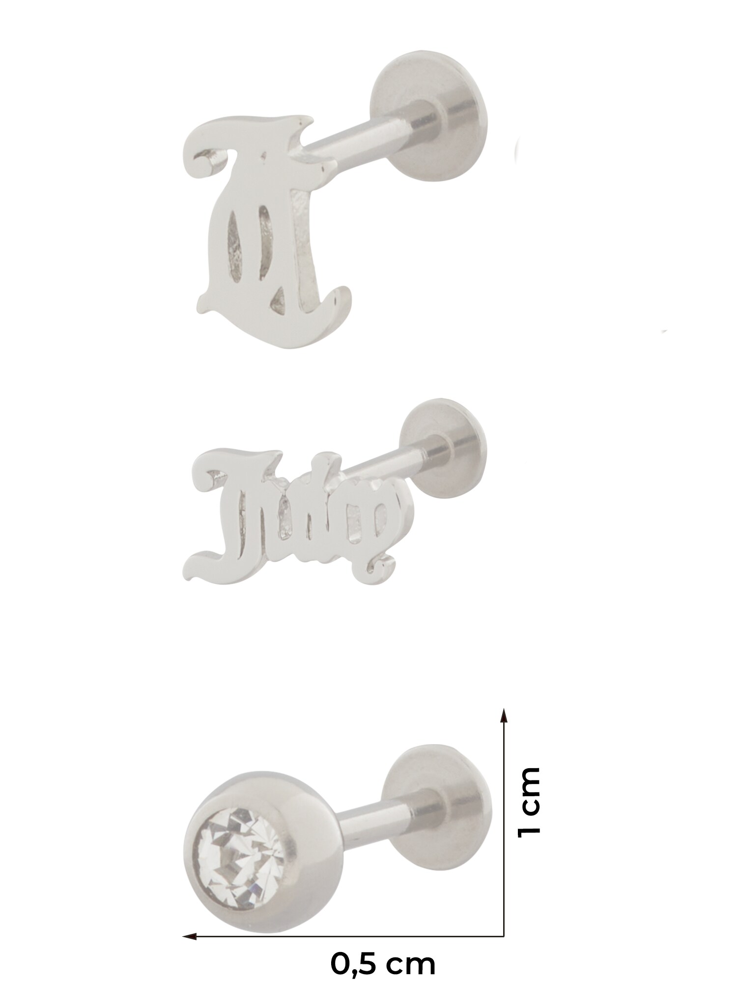 Juicy Couture Piercing ékszerek 'GABRIEL'  ezüst termék 2. képe