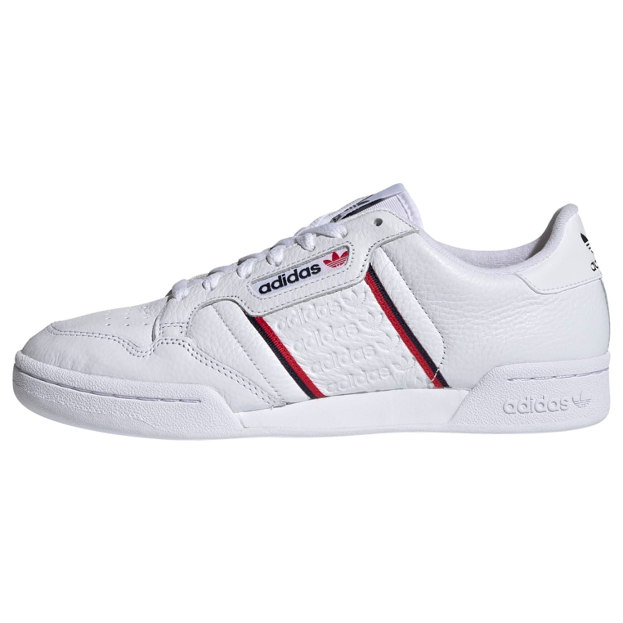 ADIDAS ORIGINALS Sportbačiai be auliuko 'Continental 80'  raudona / juoda / balta