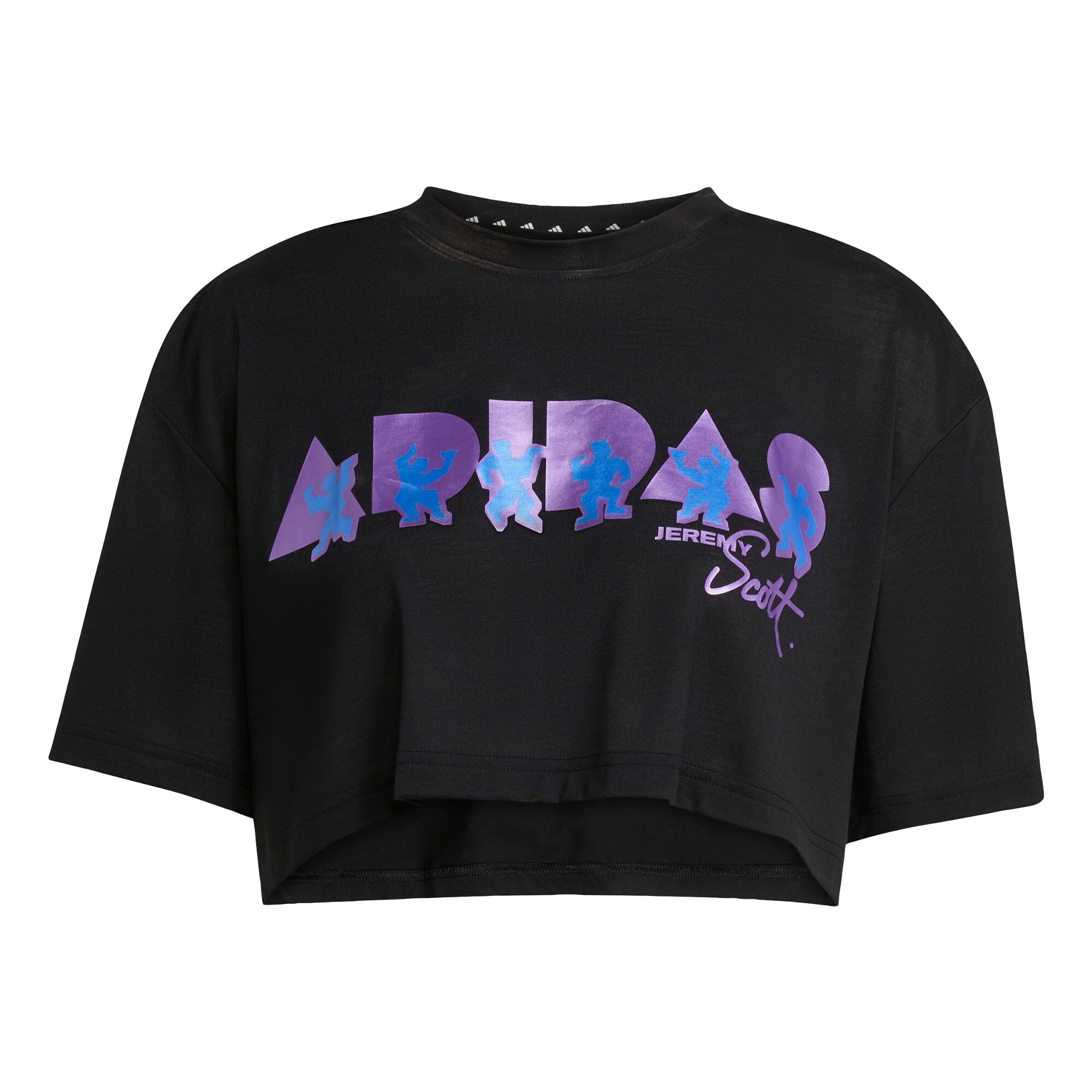 ADIDAS PERFORMANCE Tricou funcțional Adidas x Jeremy Scott  albastru / lila / negru