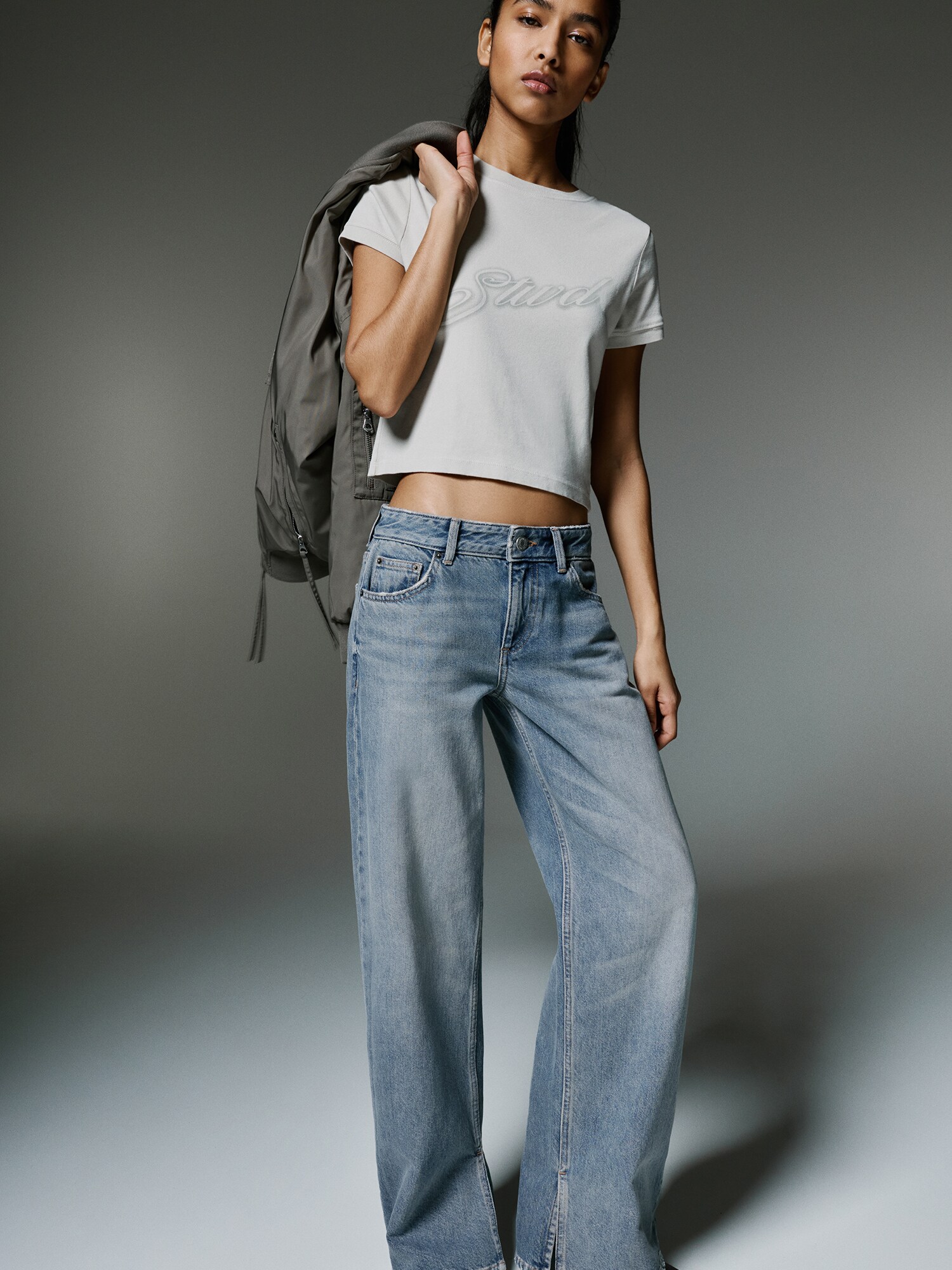 Pull&Bear Džínsy  modrá denim (obrázok 4)