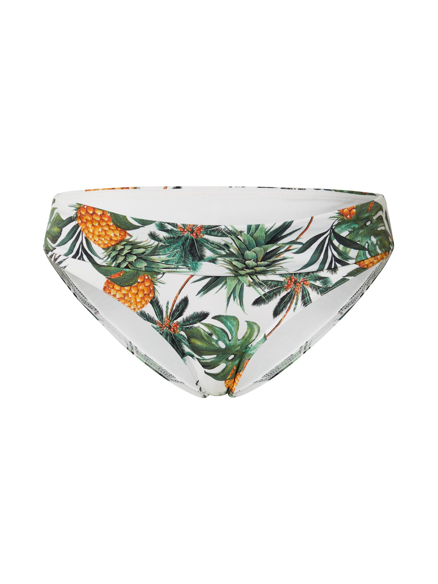 Banana Moon Bikinové nohavičky  zelená / oranžová / biela