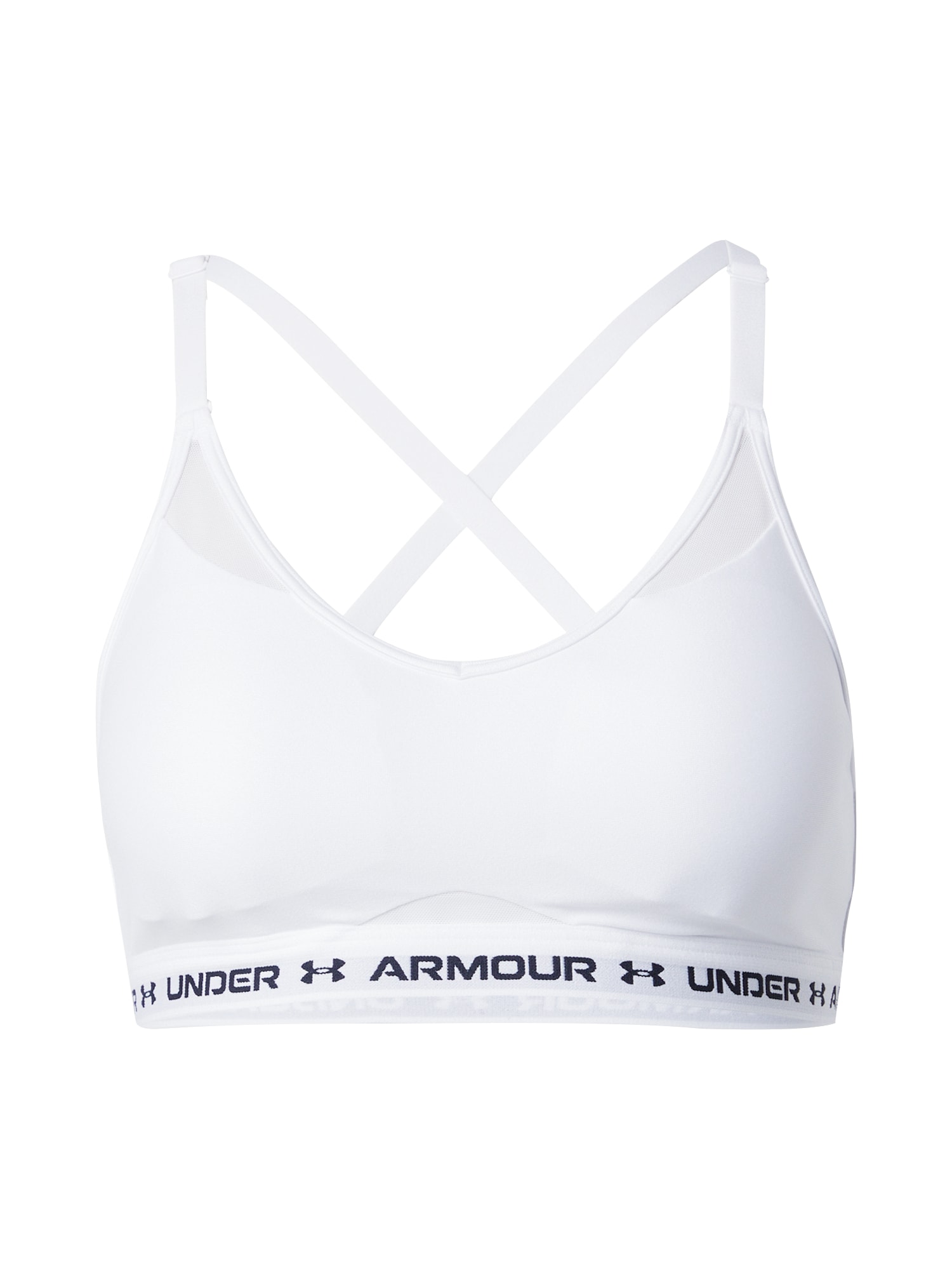 UNDER ARMOUR Sutien sport  negru / alb