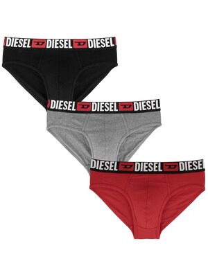 DIESEL Braga 'Andre'  gris / rojo / negro / blanco