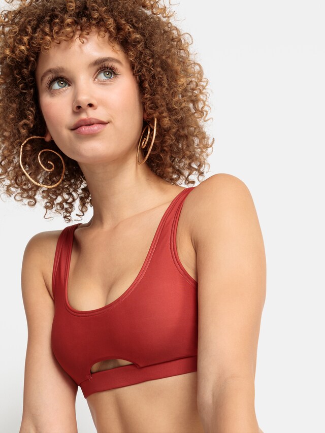 LSCN by LASCANA, Bikini felső 'Gina', piros, 2 kép a 4 közül
