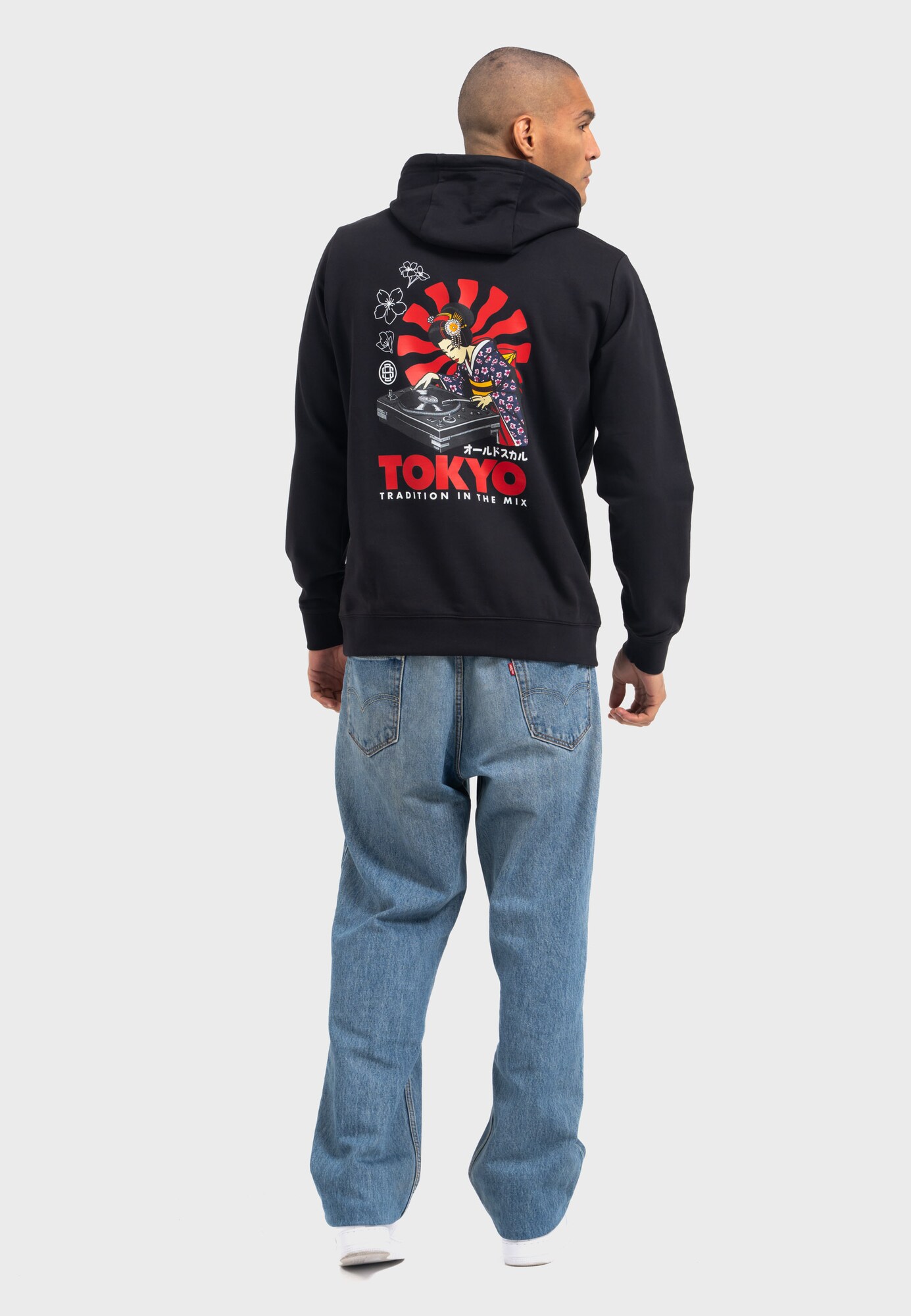 Thumbnail - Sweatshirt 'Asian Neon Djane Logo Graphic'