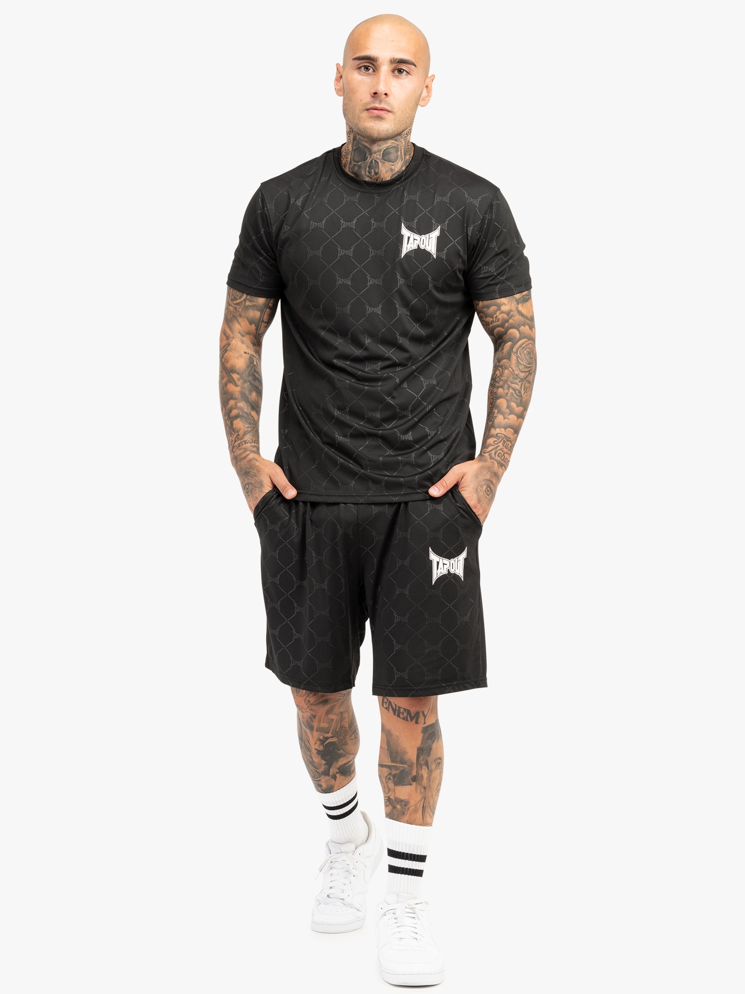 Tapout Tréningruha ' PHILIOS '  fekete / fehér termék 2. képe