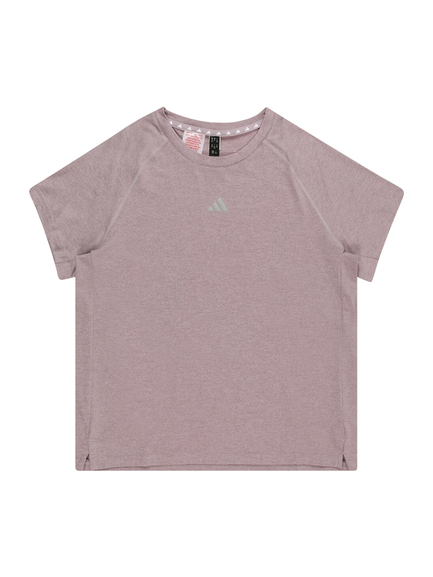 ADIDAS SPORTSWEAR Sportiniai marškinėliai 'LUX' sidabro pilka / levandų spalva