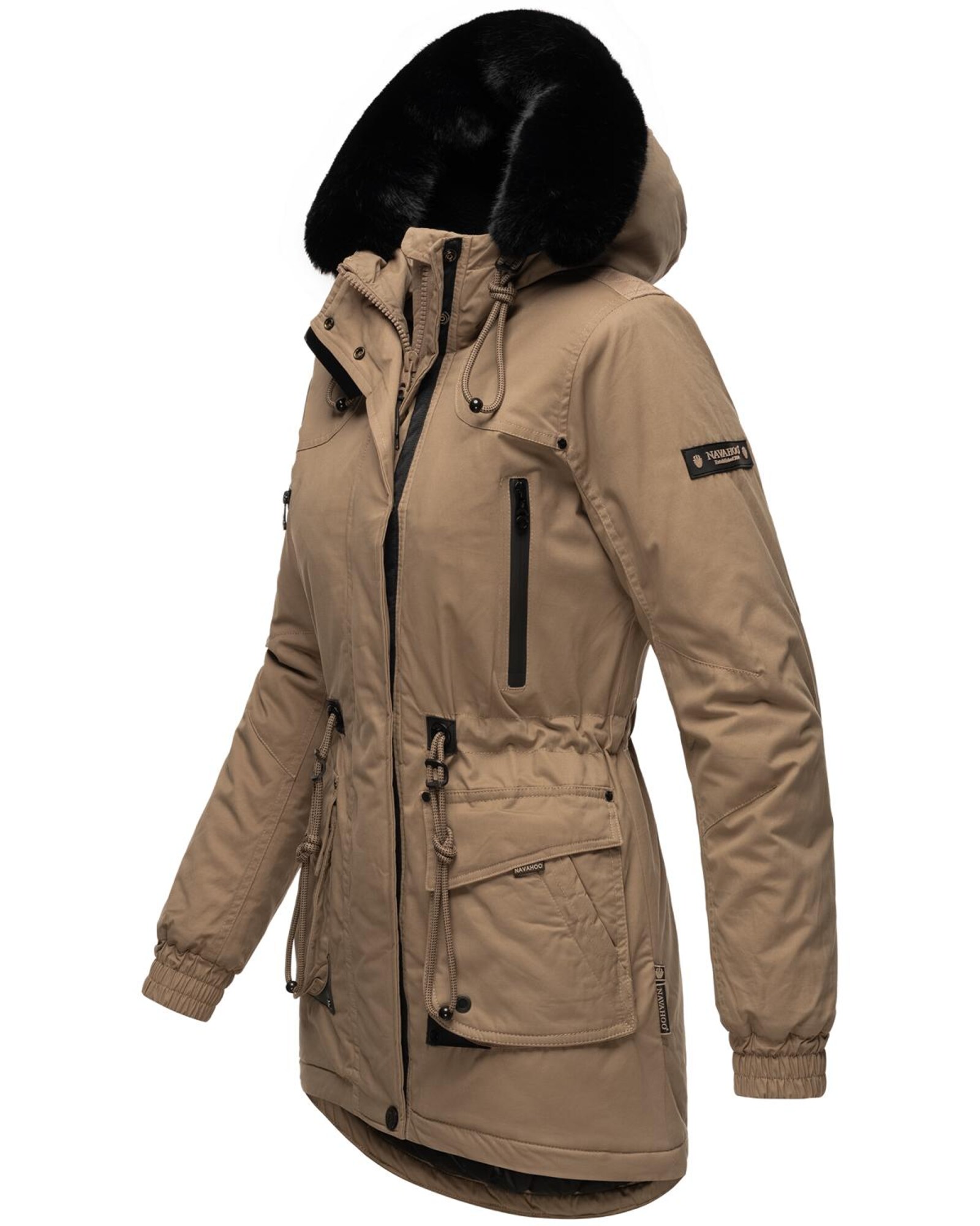 NAVAHOO Téli parka  világosbarna termék 2. képe