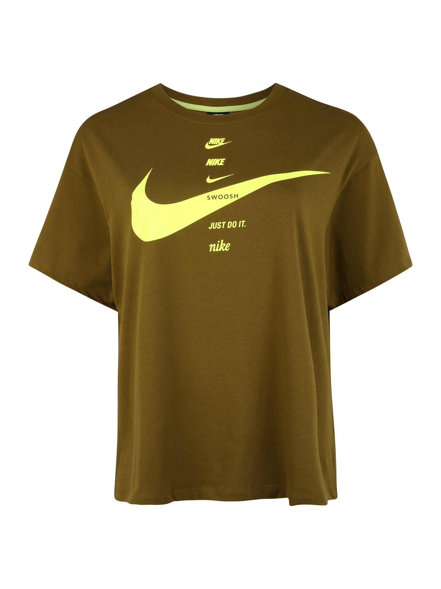 Nike Sportswear Marškinėliai  alyvuogių spalva