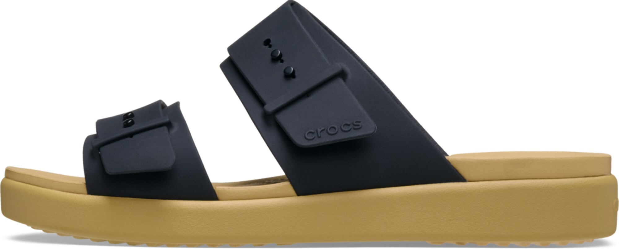 Crocs Šľapky 'Brooklyn Buckle' čierna