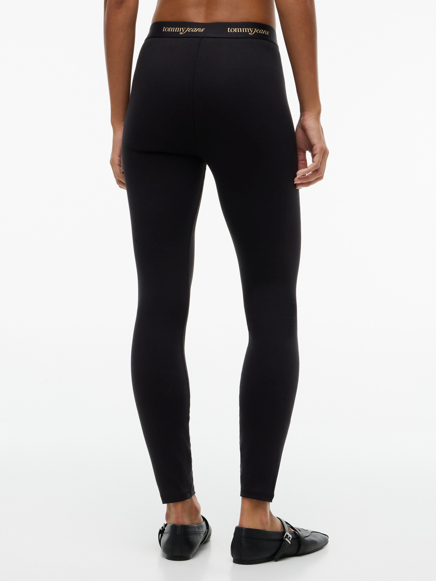 Tommy Jeans Leggings oro / negro – imagen 3