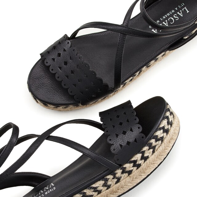 LASCANA, Szandálok, fekete, 2 kép a 5 közül