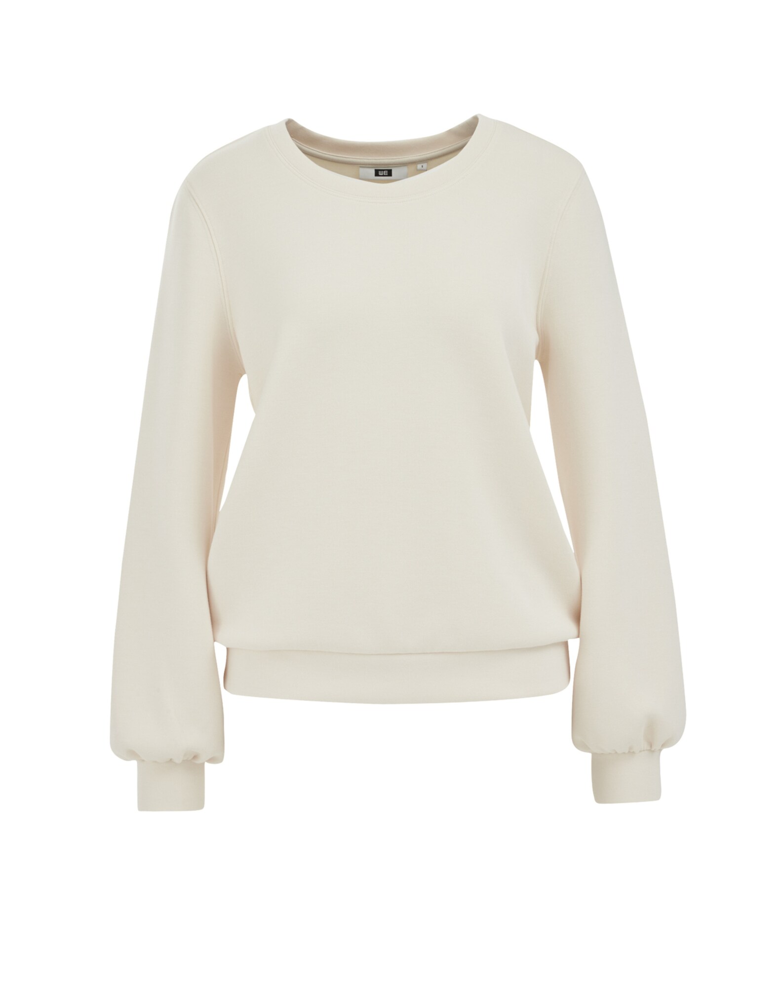 WE Fashion Pulover  alb natural