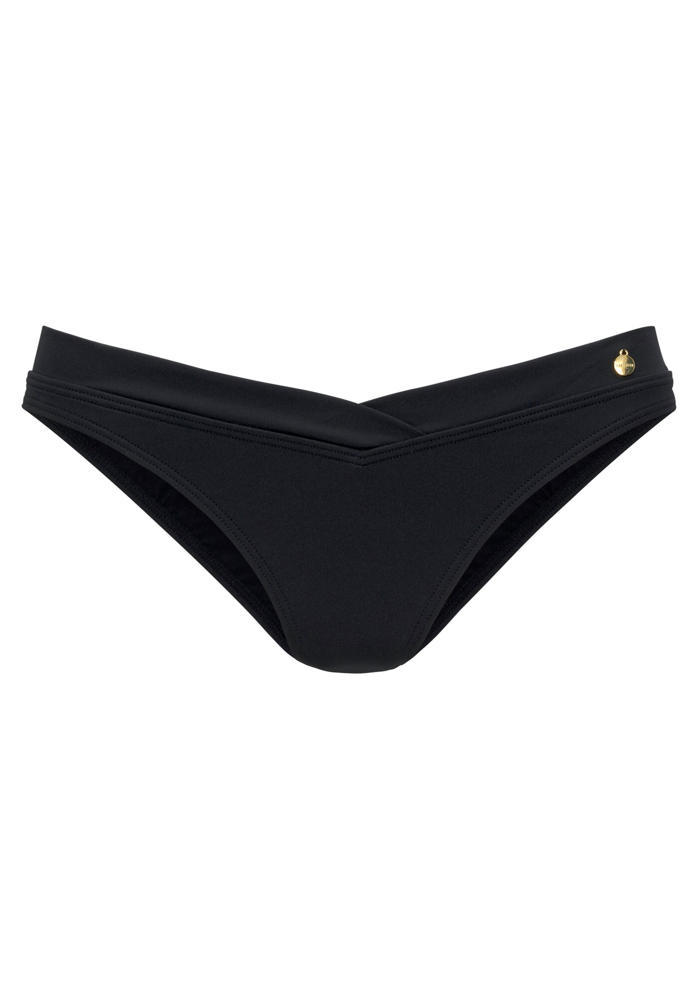 LASCANA Slip costum de baie  negru