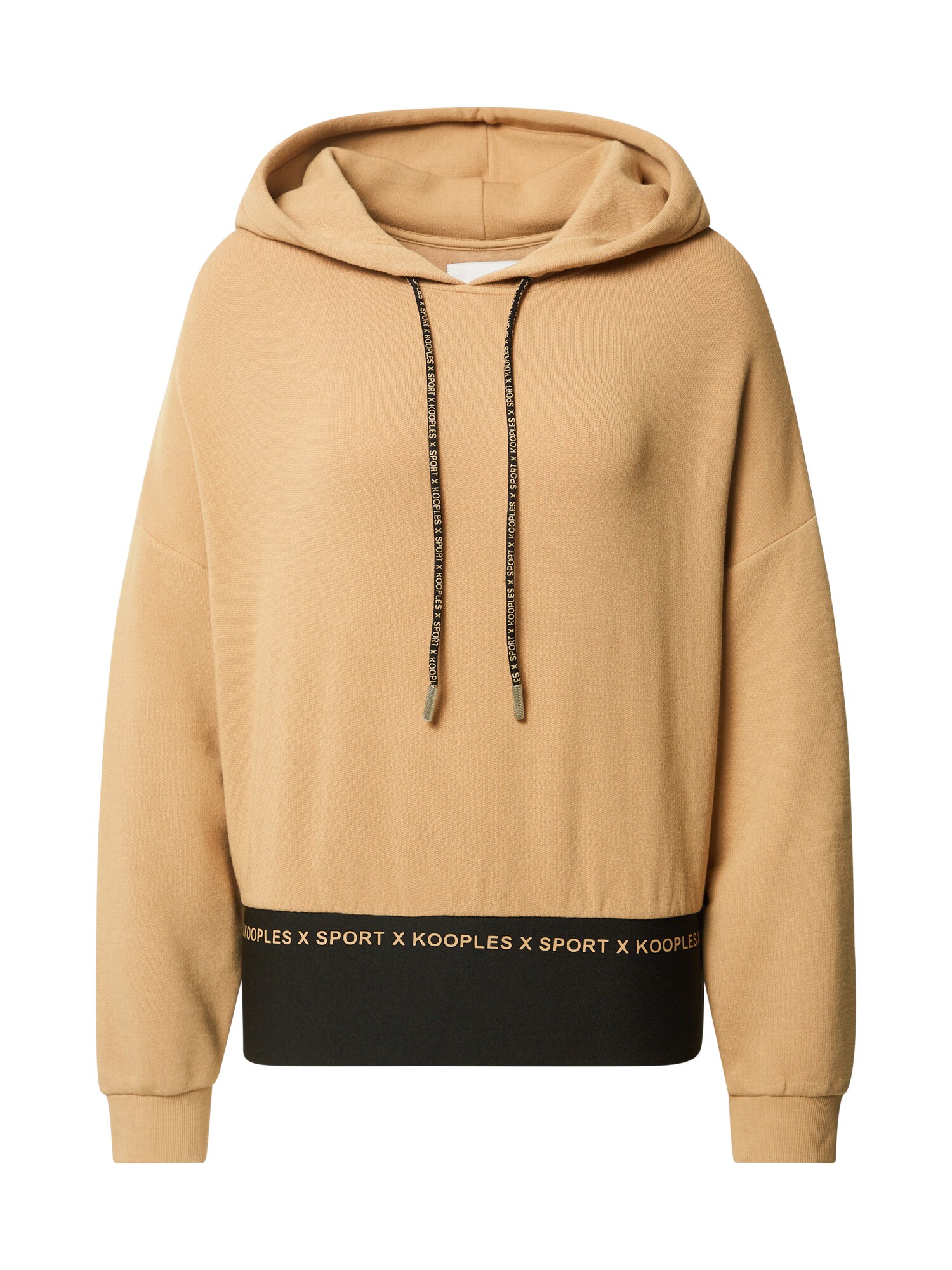 THE KOOPLES SPORT Megztinis be užsegimo  gelsvai pilka spalva / juoda