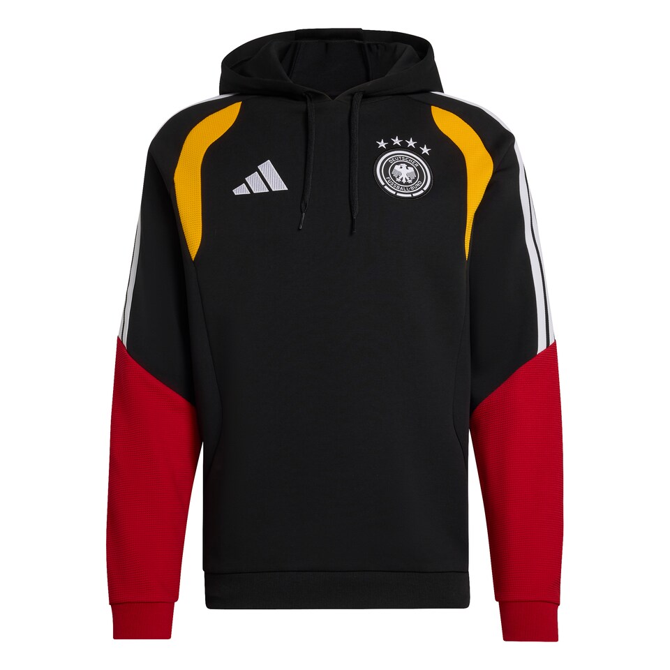 Sport sweatshirt 'DFB' guldgul / röd / svart