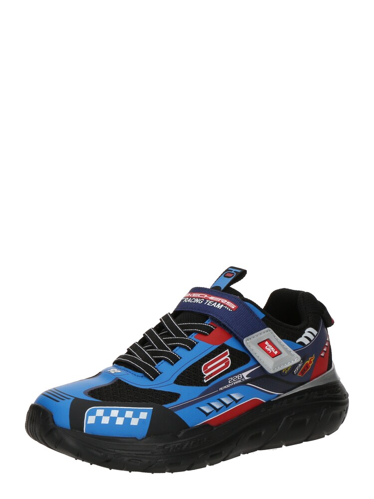 SKECHERS Sneaker 'SKECH TRACKS' Jungen Größe 30 blau / rot / schwarz / weiß