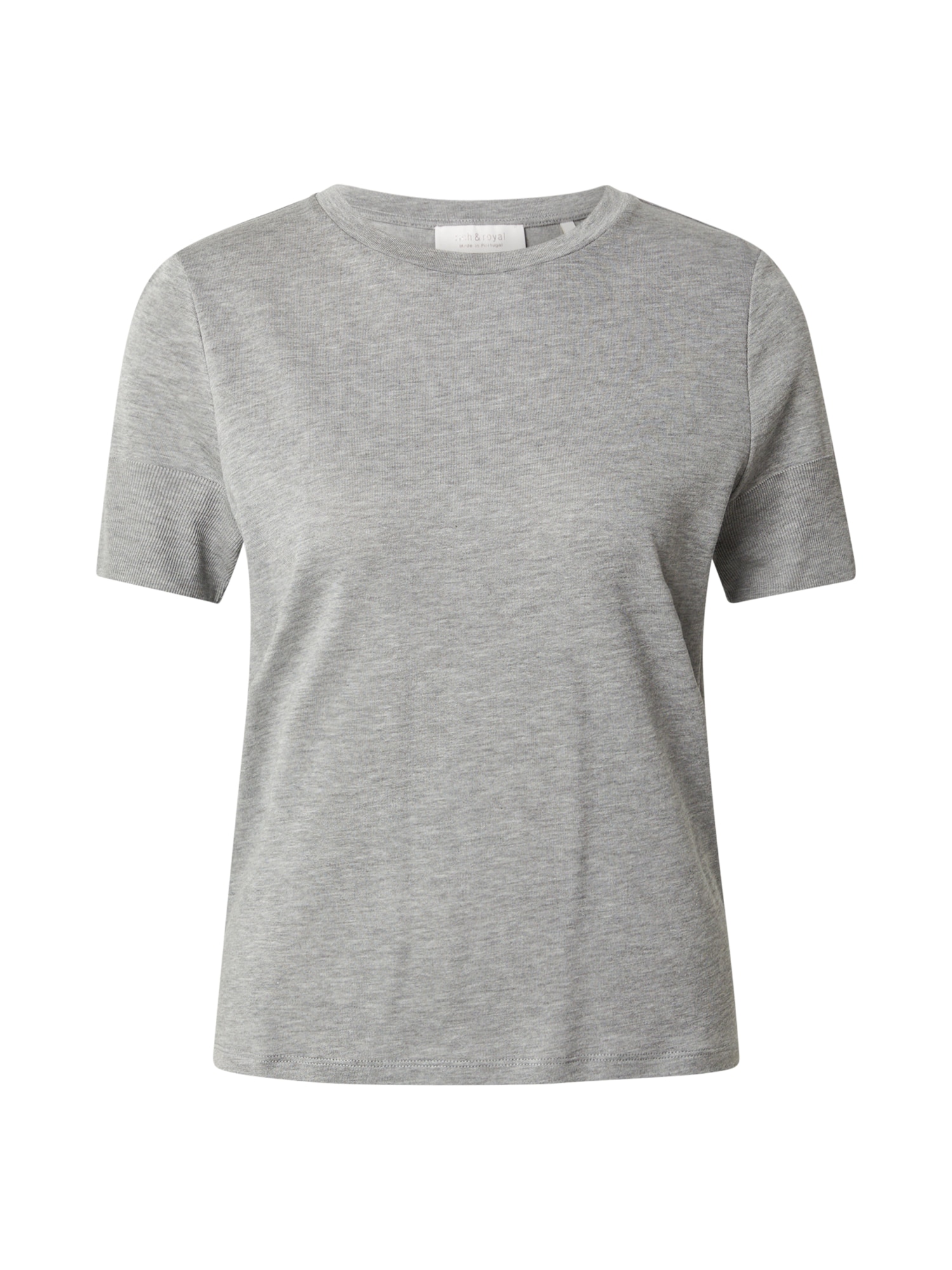 Rich & Royal Tricou gri amestecat