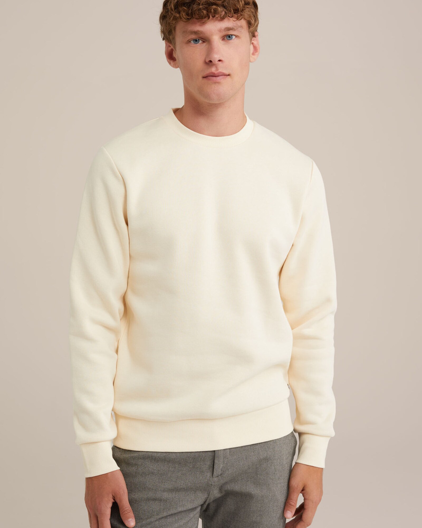 WE Fashion Tréning póló  elefántcsont termék 2. képe
