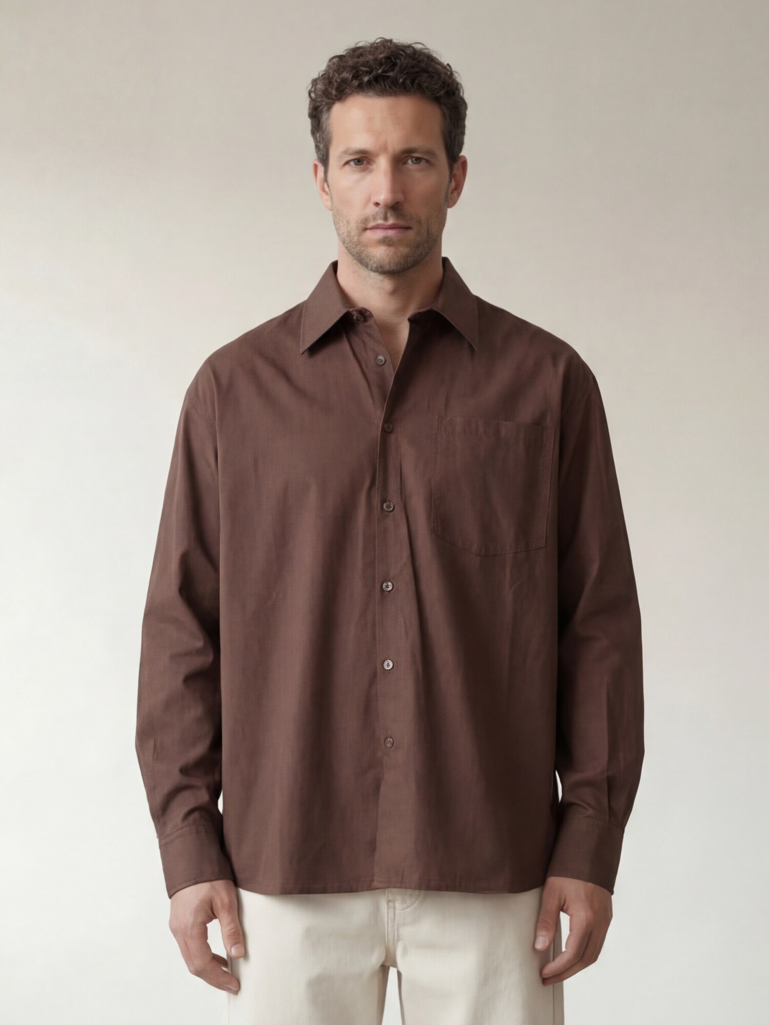 ARMIE Košulja 'The Dennis Loose Shirt' smeđa