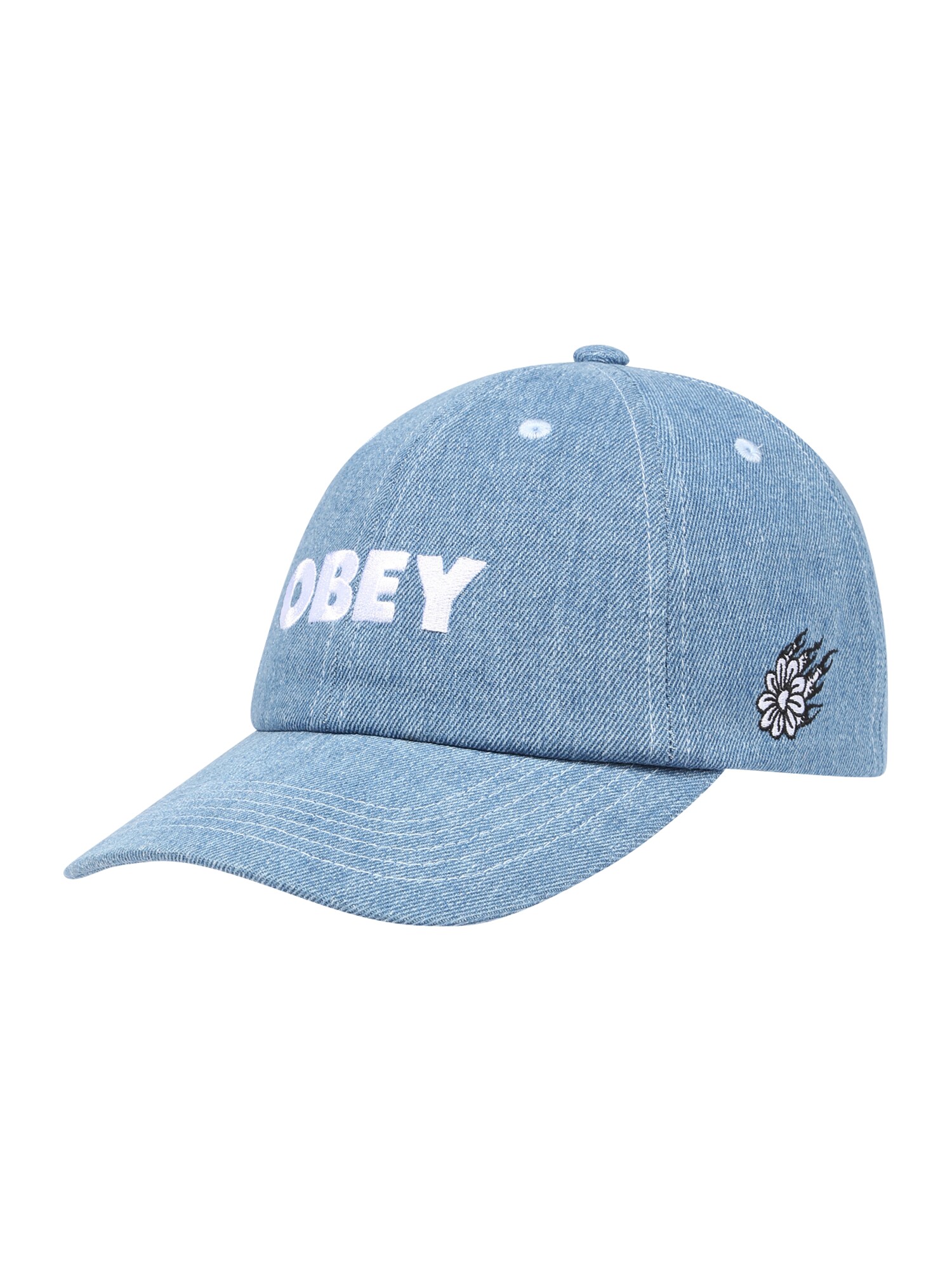Obey Kepurė tamsiai (džinso) mėlyna / juoda / balta