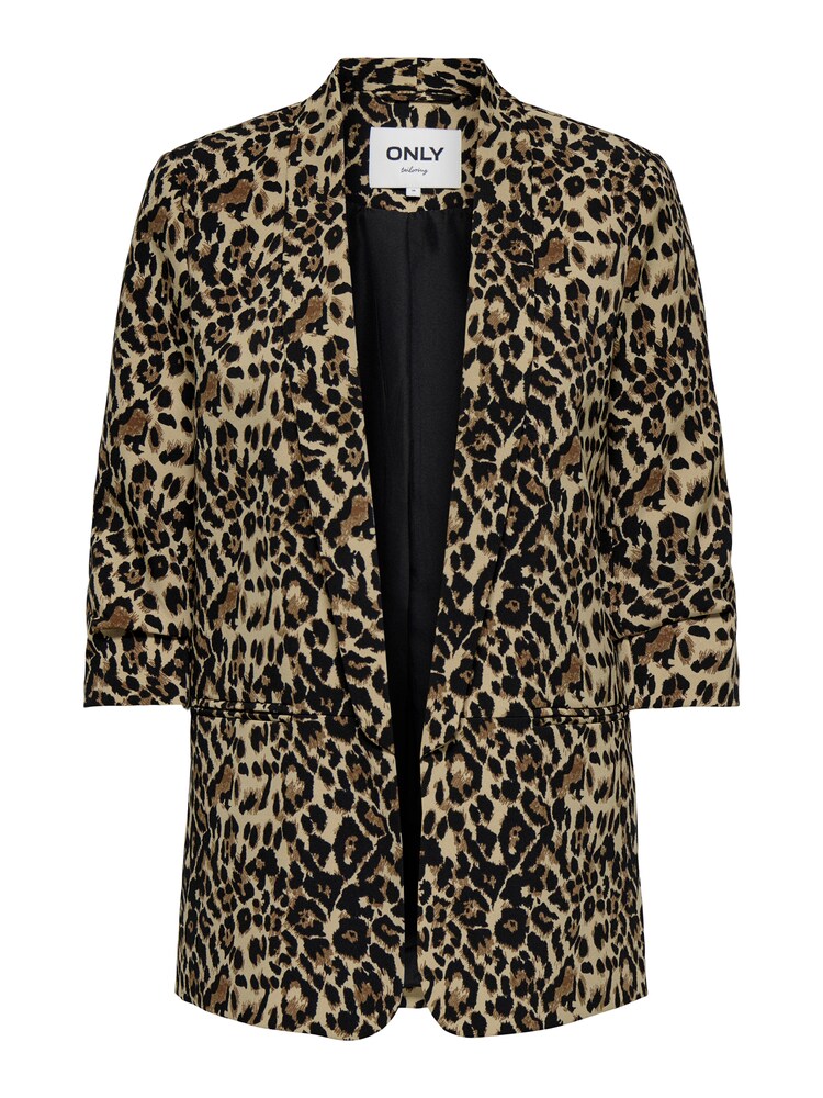 ONLY Blazer 'ONLELLY' Damen Größe 34 beige / karamell / schwarz