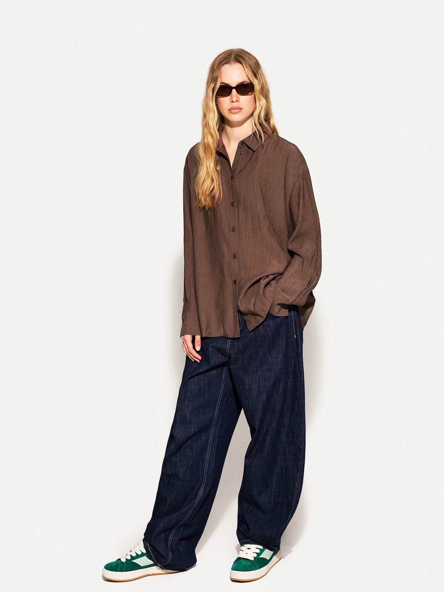 Bershka Blúz  barna termék 2. képe