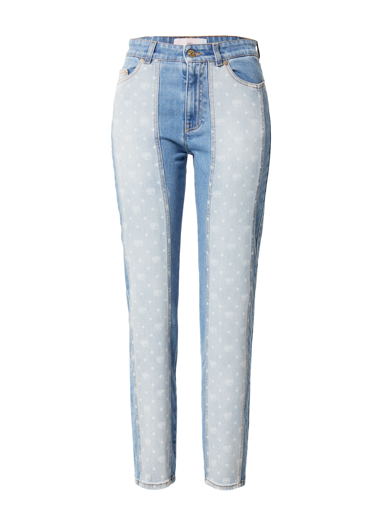Chiara Ferragni Džínsy  modrá denim / svetlomodrá