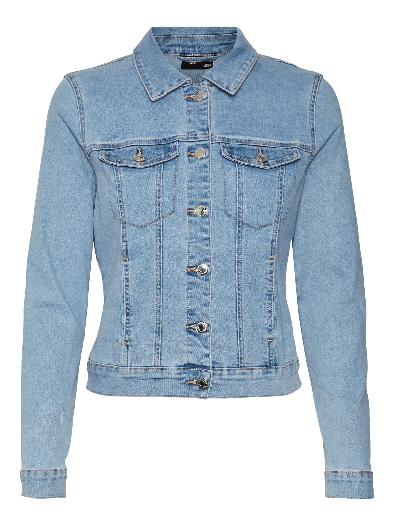 VERO MODA Geacă de primăvară-toamnă Luna  albastru denim