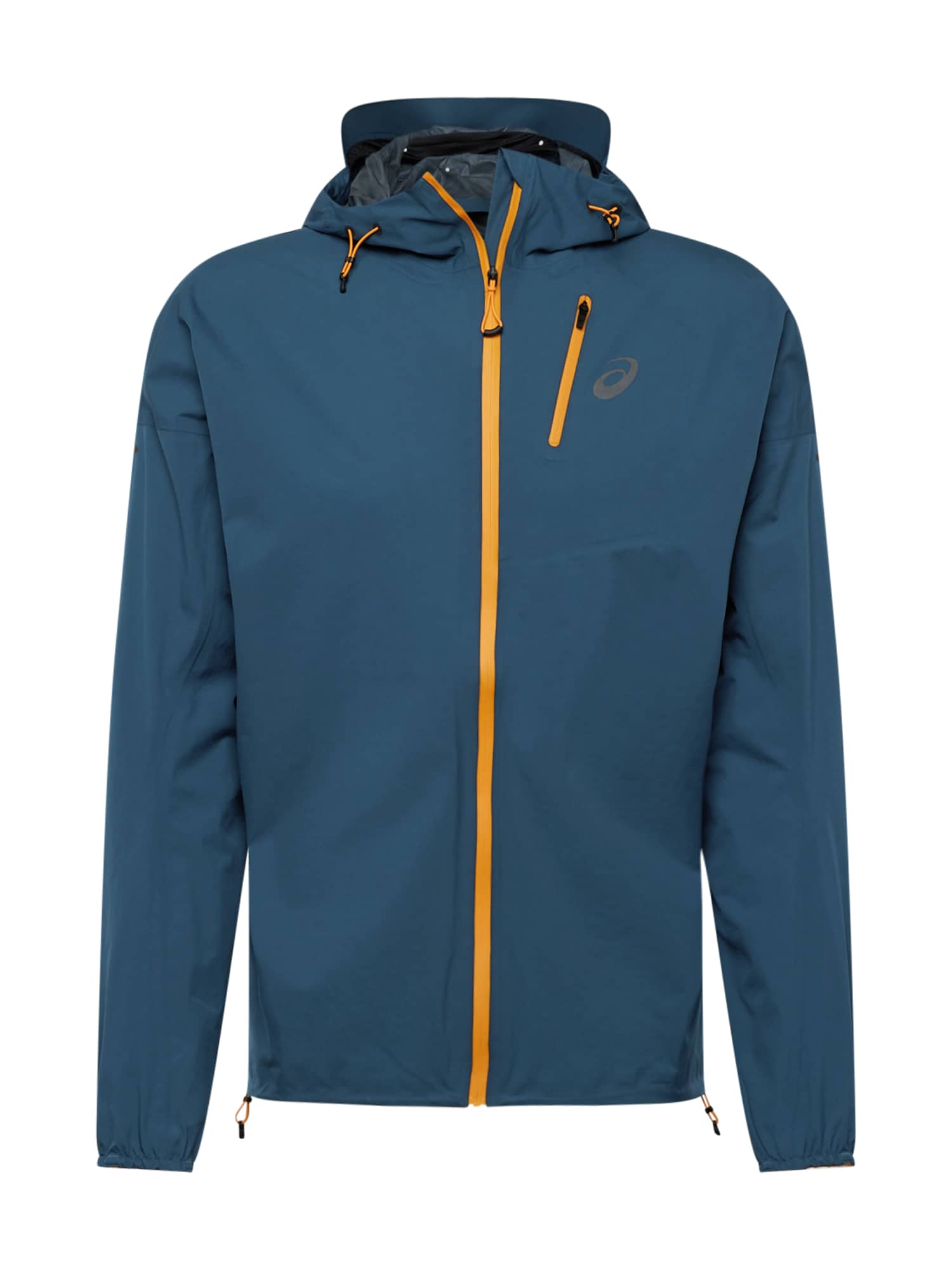 ASICS Športna jakna 'Fujitrail'  modra / oranžna