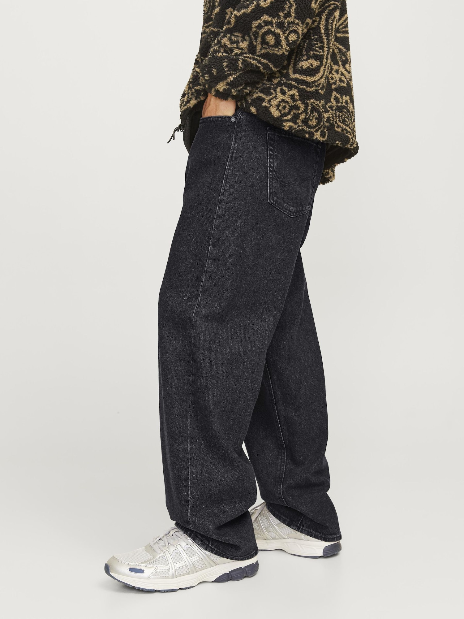 JACK & JONES Džínsy 'JJIALEX JJORIGINAL SQ 706' čierna (obrázok 4)