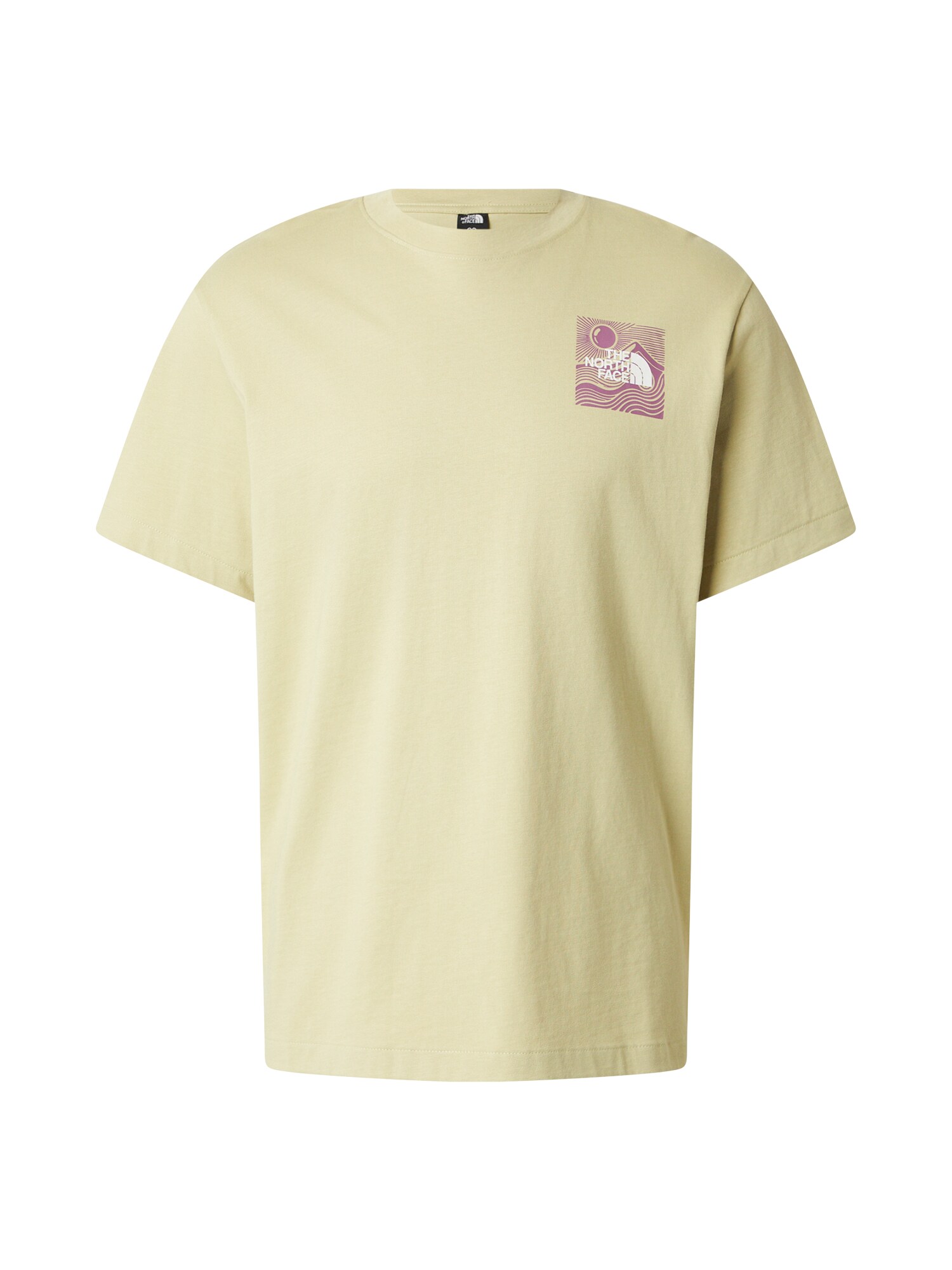 THE NORTH FACE Tricou 'MOUNTAIN ESCAPE'  bleumarin / galben citron / lila / alb